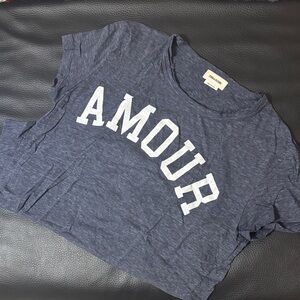 Zadig & Voltaire Navy Amour T-Shirt